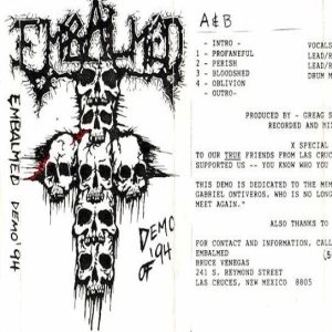 Embalmed - Demo 1994