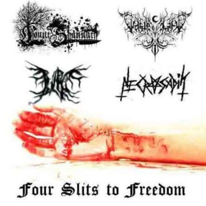 Waste Of Life / Count Shannäth / Pain Is a Narcotic / Necrosadik - Four Slits to Freedom