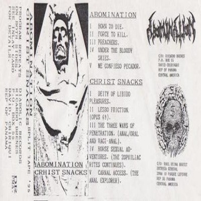 Abomination / Christ Snacks - Split Tape '95
