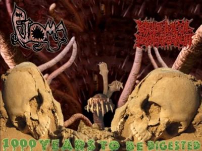 Ptoma / Psychotic Homicidal Dismemberment - 1000 Years to Be Digested