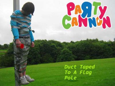 Party Cannon - Duct Taped To A Flag Pole