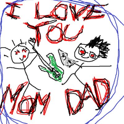 I LOVE YOU MOMDAD - MY FAMILY ROCKS