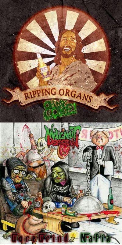 Ripping Organs / Malignant Defecation - Goregrind Mafia / Oh My Gore