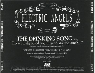 Electric Angels - The Drinking Song