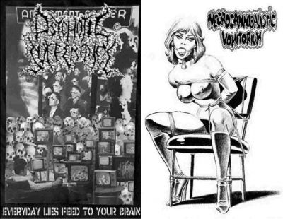 Necrocannibalistic Vomitorium - Everyday Lies Feed to Your Brain / Untitled