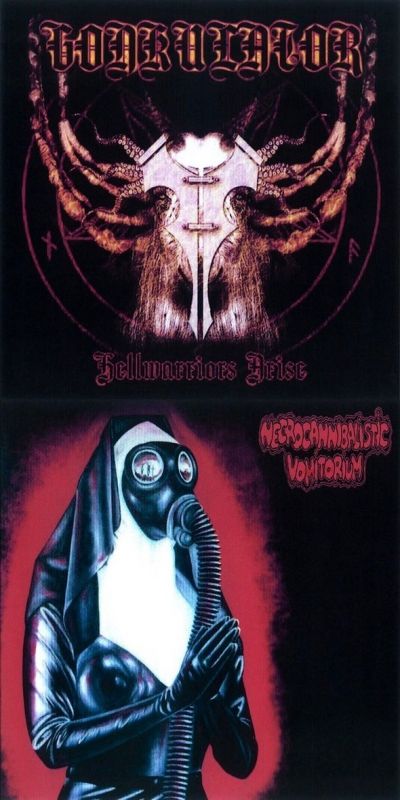 Gonkulator / Necrocannibalistic Vomitorium - Hellwarriors Arise / Untitled