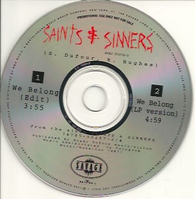 Saints & Sinners - We Belong