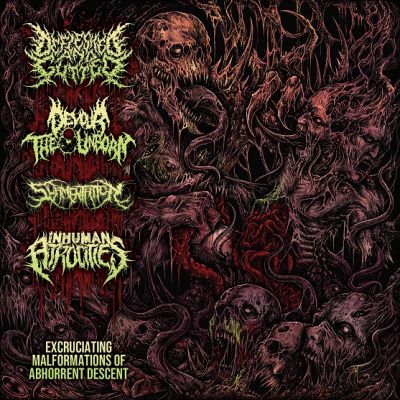 Slamentation / Defleshed and Gutted / Devour the Unborn / Inhuman Atrocities - Excruciating Malformations of Abhorrent Descent