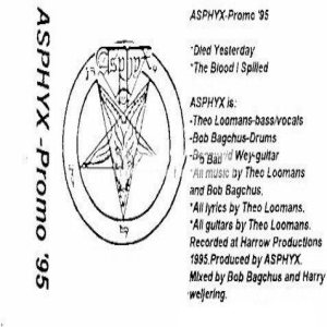 Asphyx - Promo '95