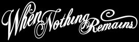 When Nothing Remains logo