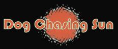 Dog Chasing Sun logo