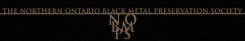 The Northern Ontario Black Metal Preservation Society logo