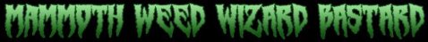 Mammoth Weed Wizard Bastard logo