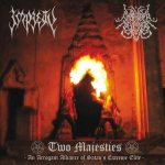 Impiety / Surrender of Divinity - Two Majesties: an Arrogant Alliance of Satan's Extreme Elite cover art