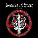 Black Witchery / Archgoat - Desecration & Sodomy cover art