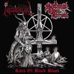 Necroholocaust / Satanik Goat Ritual - Rites of Black Blood cover art
