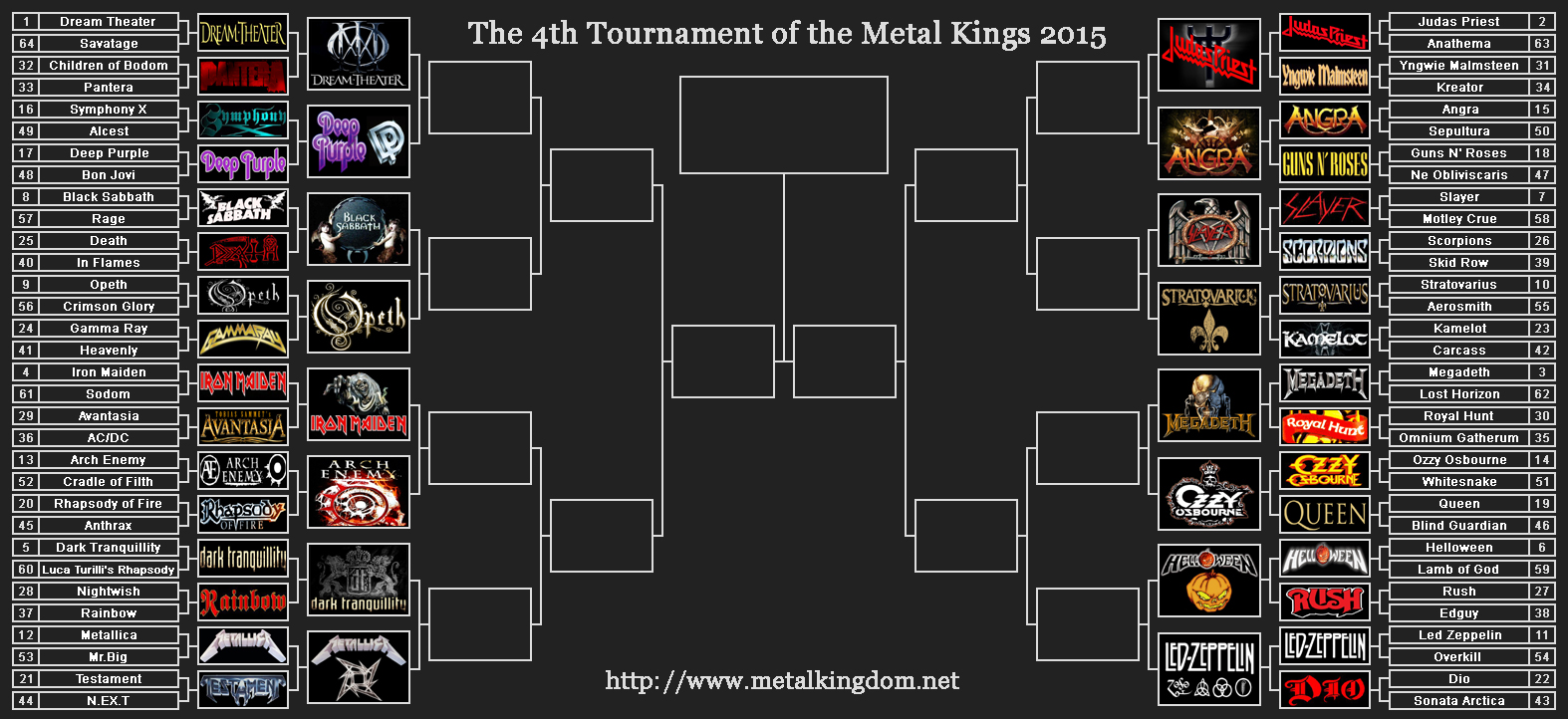 Tournament of the Metal Kings 2015 - Round of 16