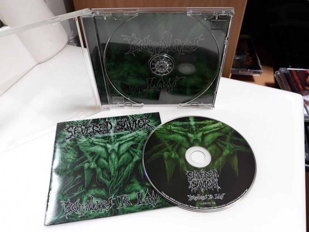 Severed Savior - Brutality is Law CD Photo
