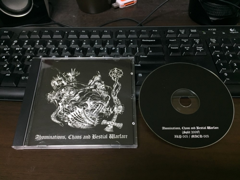 Land of Hate / Adokhsiny / Wargoatcult / Надимач - Abominations, Chaos and Bestial Warfare CD Photo