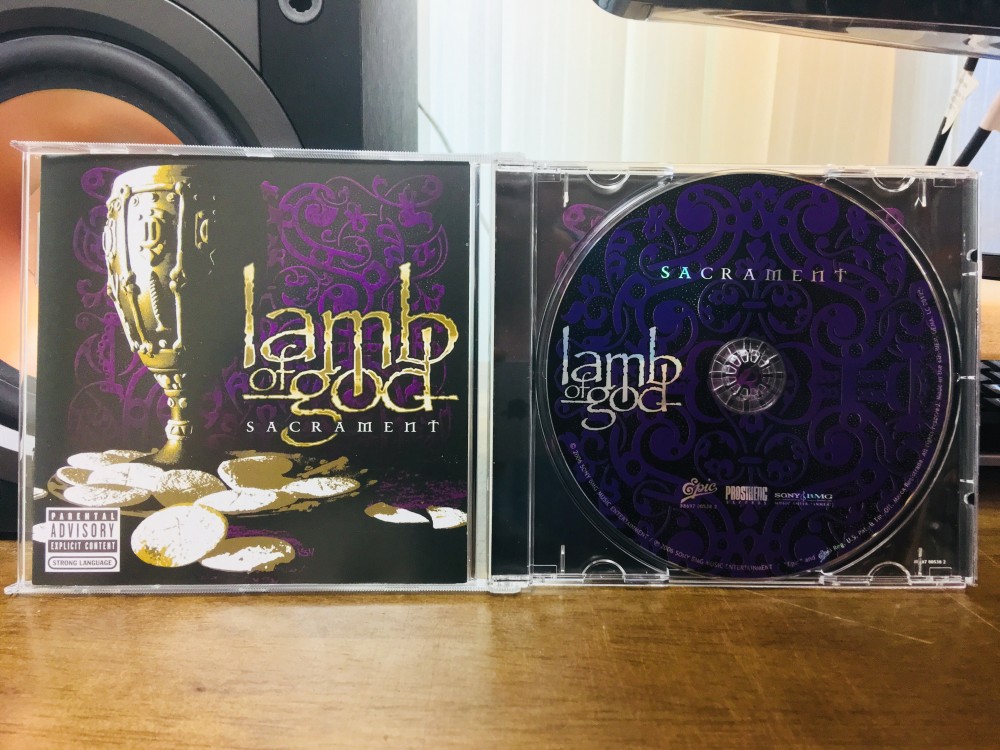 Lamb of God - Sacrament CD Photo.