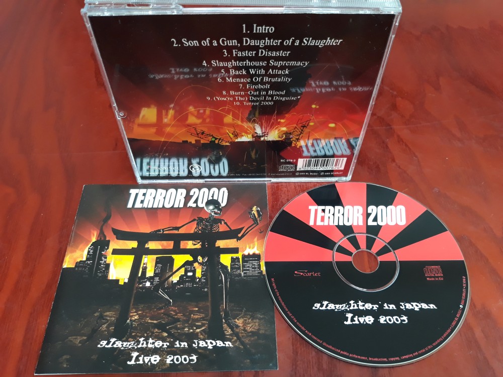 Terror 2000 - Slaughter in Japan - Live CD Photo