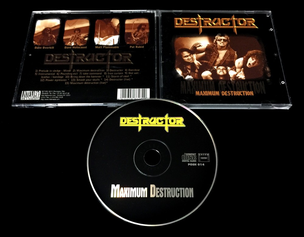 Destructor - Maximum Destruction CD Photo