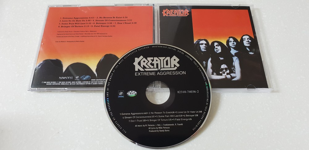Kreator - Extreme Aggression Album Lyrics