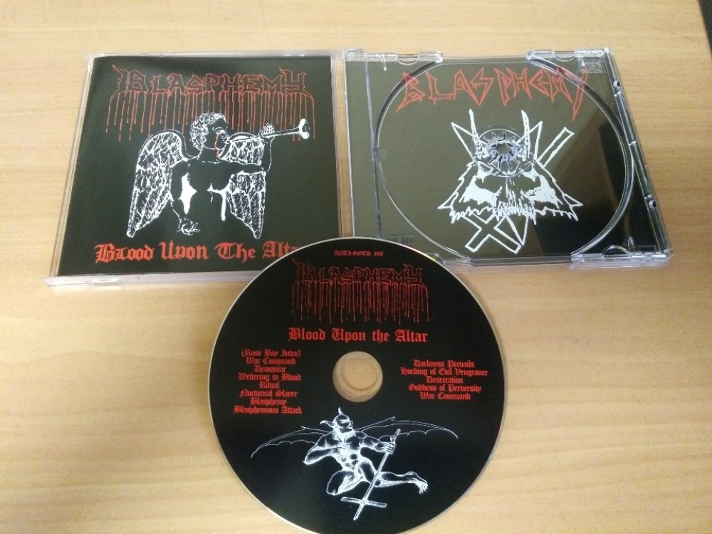 Blasphemy - Blood Upon the Altar CD Photo