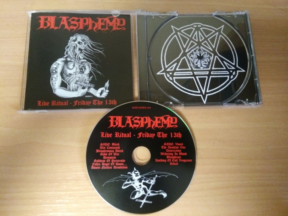 Blasphemy - Live Ritual: Friday the 13th CD Photo