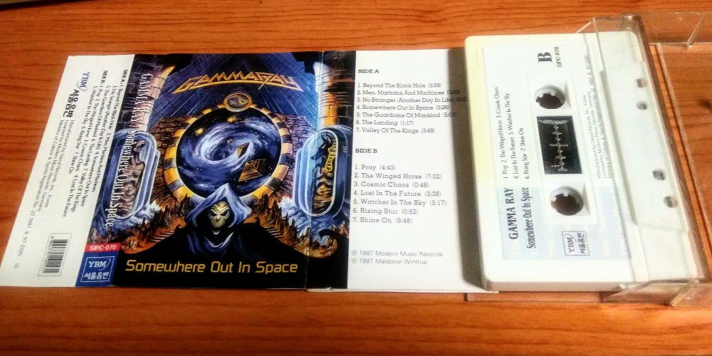 Gamma Ray - Somewhere Out in Space Cassette Photo