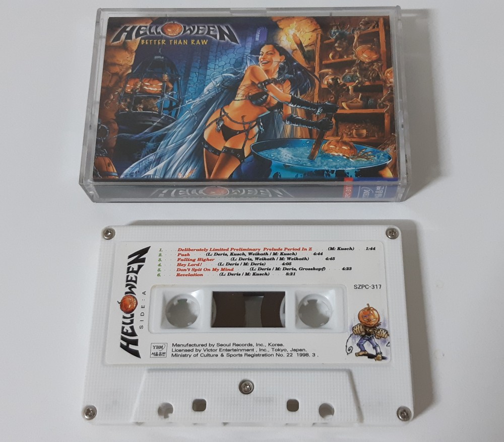 Helloween - Better Than Raw Cassette Photo
