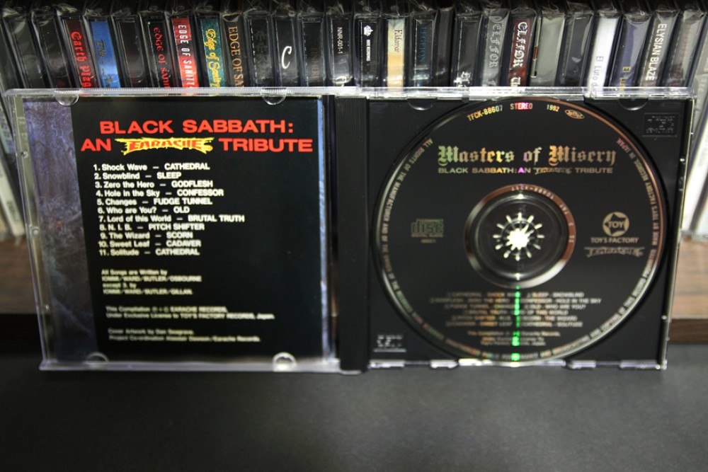 Various Artists - Masters of Misery - Black Sabbath: An Earache Tribute CD Photo