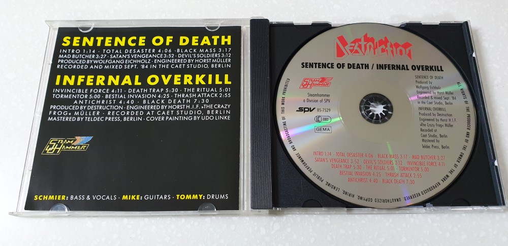 Destruction - Infernal Overkill CD Photo