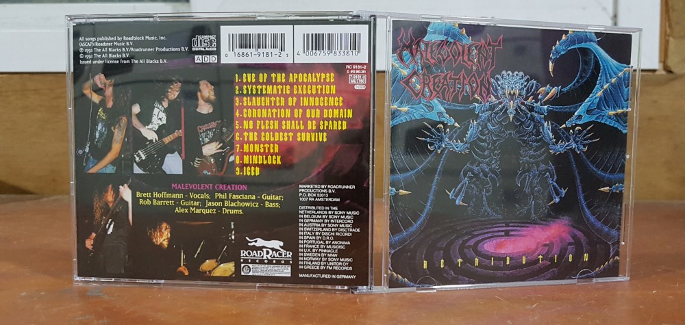 Malevolent Creation - Retribution CD Photo