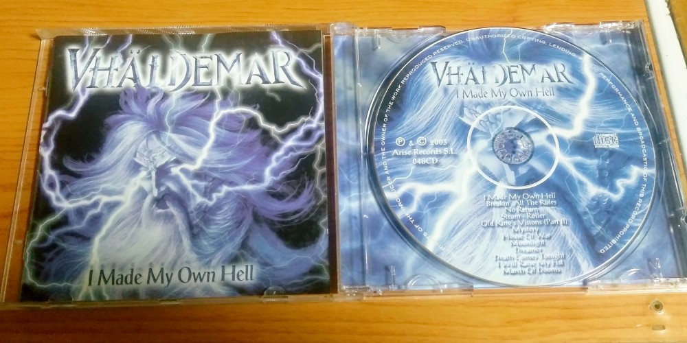 Vhaldemar - I Made My Own Hell CD Photo