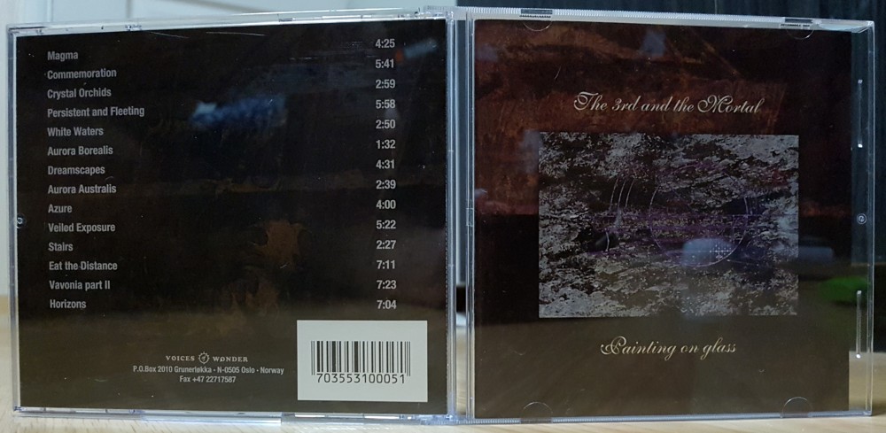 The 3rd And The Mortal - Painting on Glass CD Photo