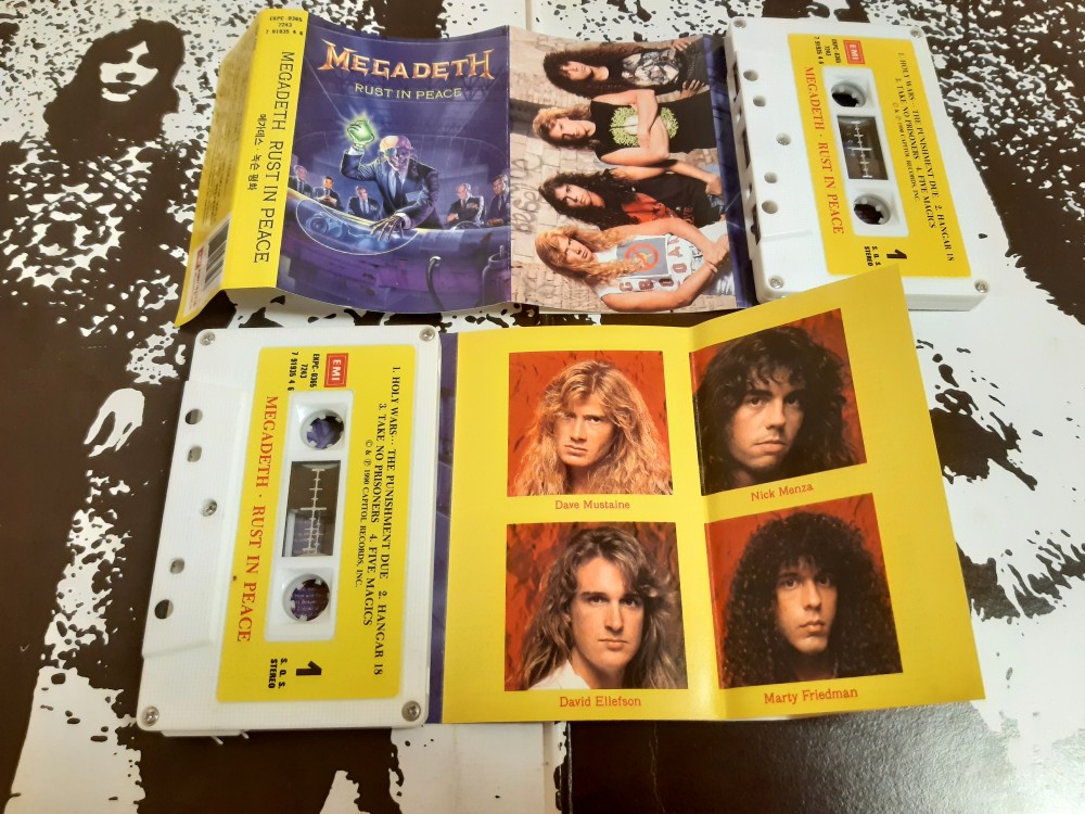 Megadeth - Rust in Peace Cassette Photo