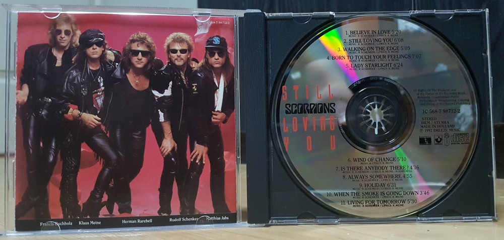 Scorpions - Still Loving You CD Photo
