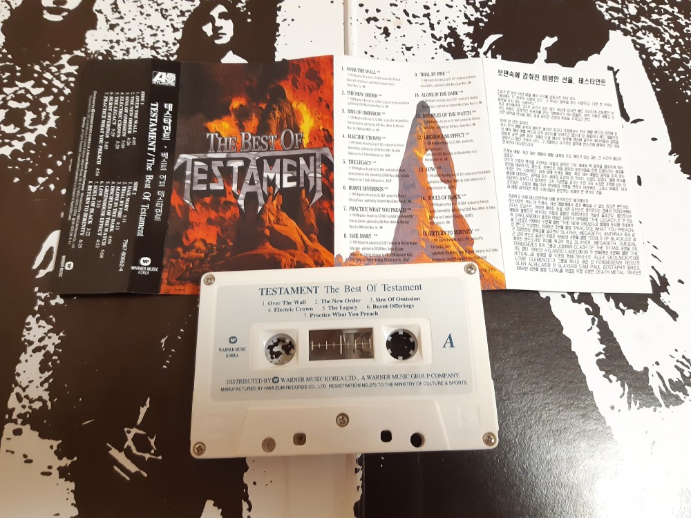 Testament - The Best of Testament Cassette Photo