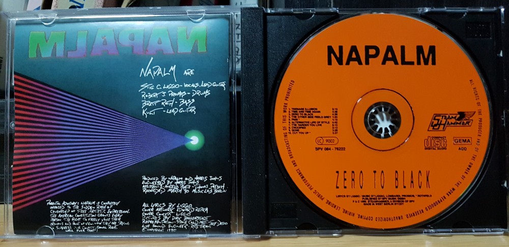 Napalm - Zero to Black CD Photo