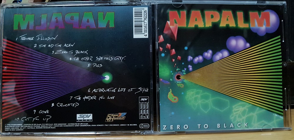Napalm - Zero to Black CD Photo