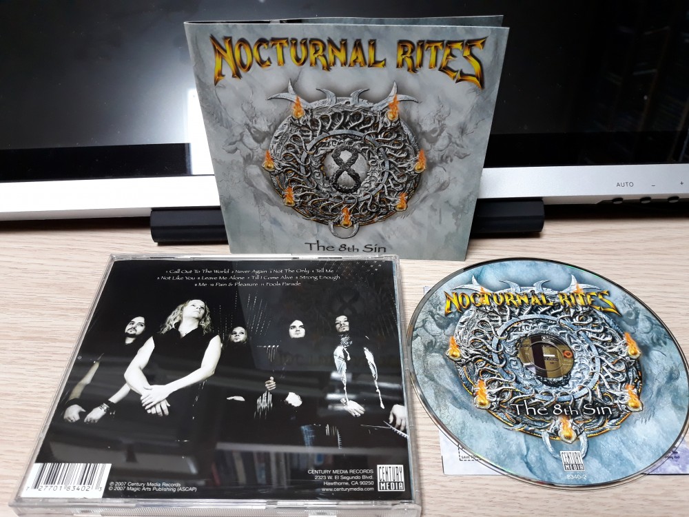 Nocturnal Rites - The 8th Sin CD Photo