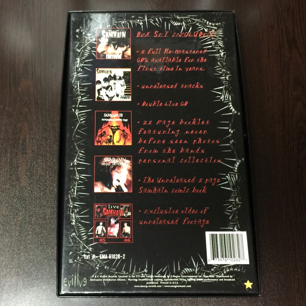 Samhain - Samhain Box Set CD, VHS Photo