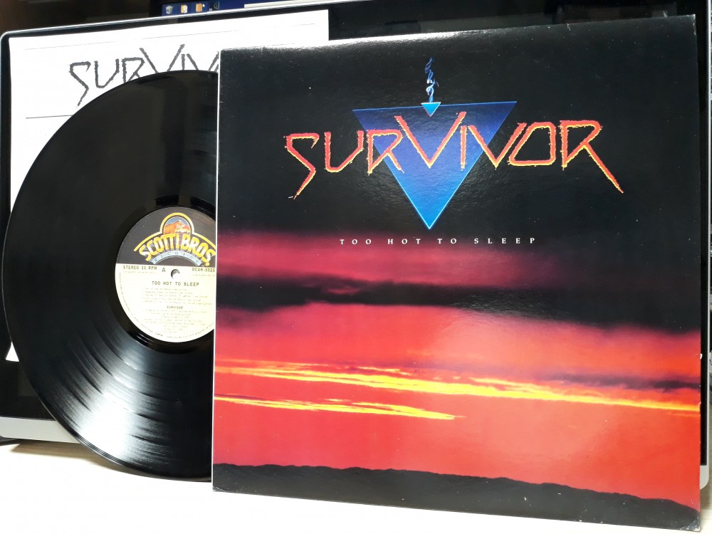 Survivor - Too Hot to Sleep Vinyl Photo