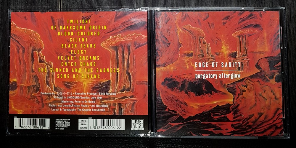 Edge of Sanity - Purgatory Afterglow CD Photo