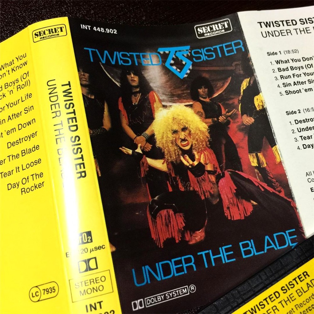 Twisted Sister - Under the Blade Cassette Photo
