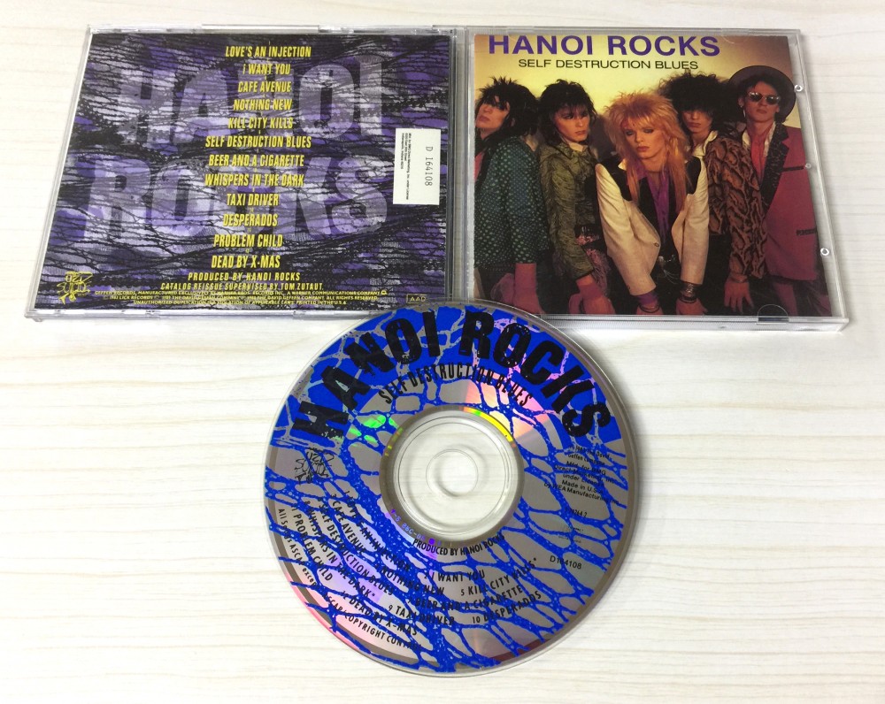 Hanoi Rocks - Self Destruction Blues CD Photo