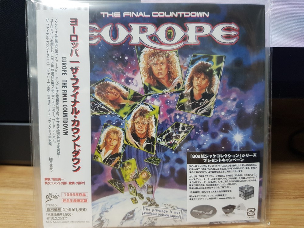 Europe - The Final Countdown CD Photo