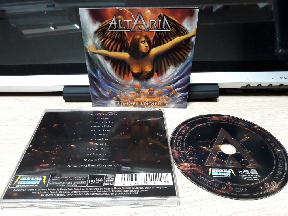 Altaria - The Fallen Empire CD Photo