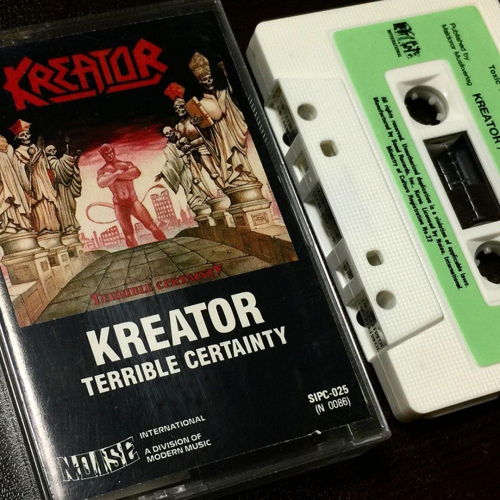 Kreator - Terrible Certainty Cassette Photo